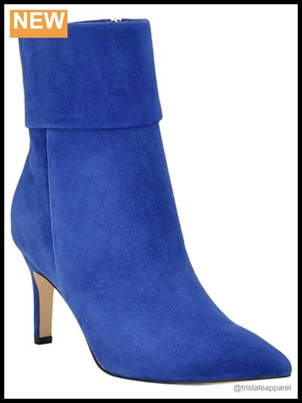 Faux Fur Pointed Toe Stiletto Ankle Bootie